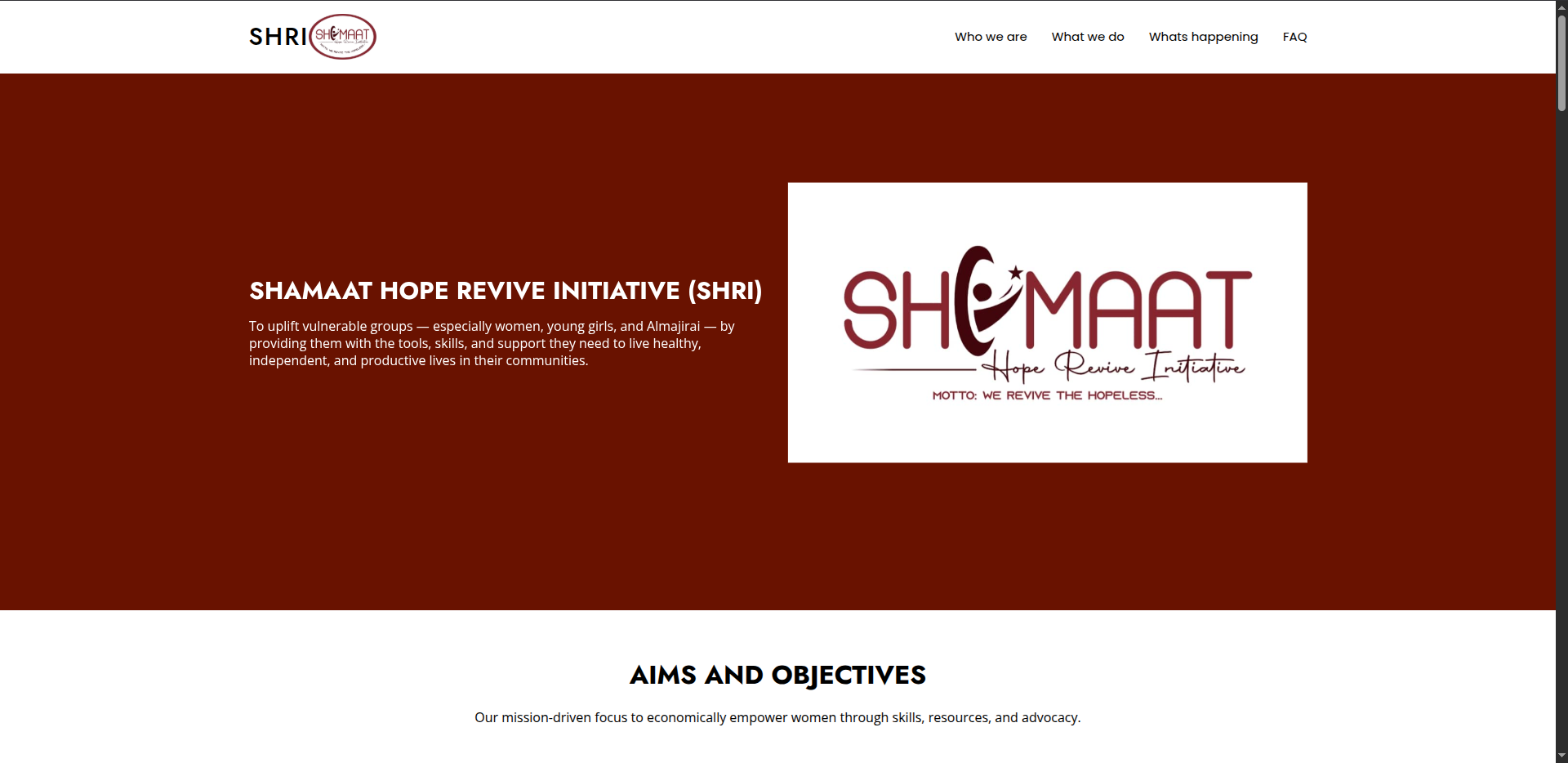 Donation Website Project